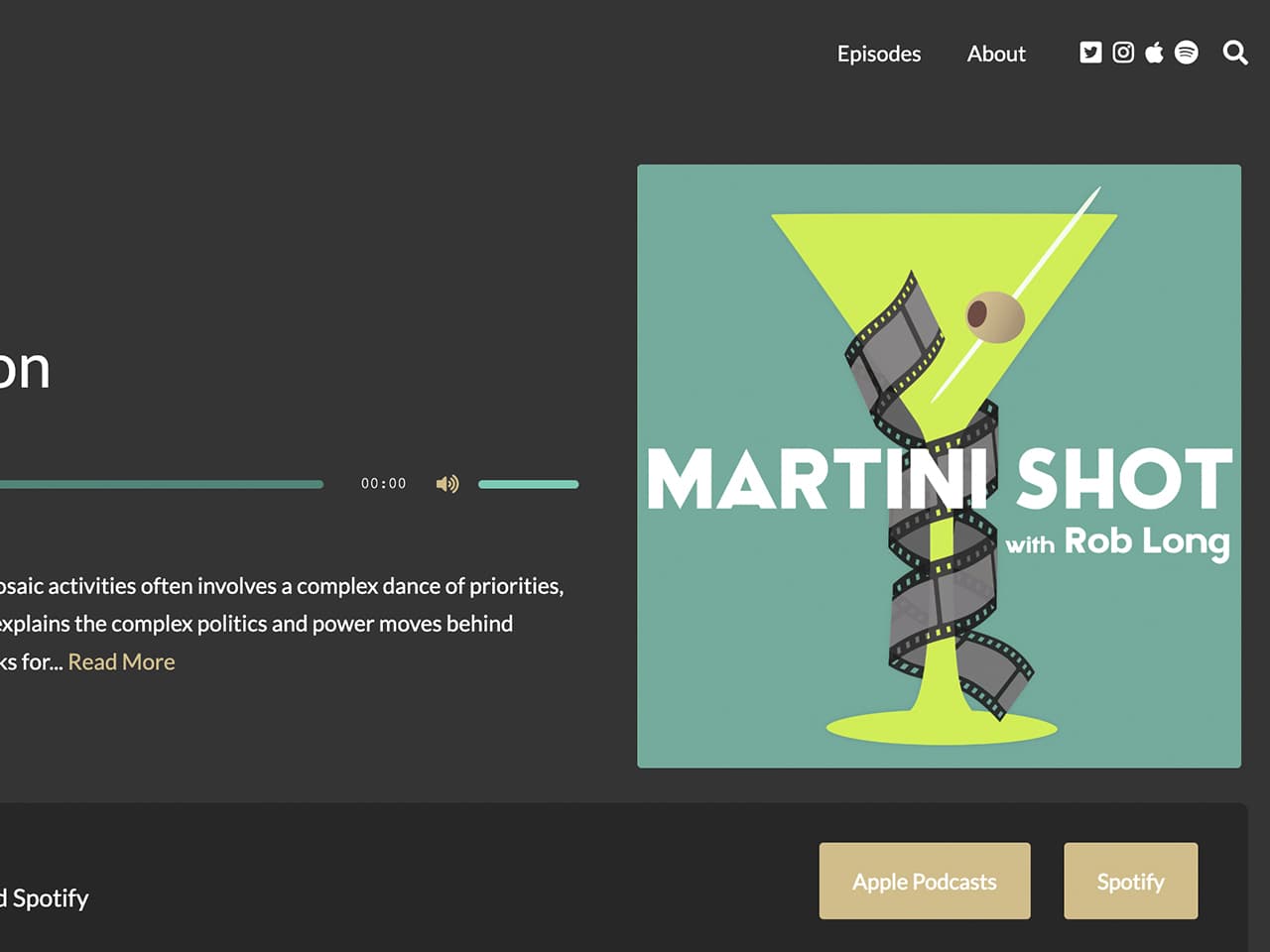 martini shot project preview