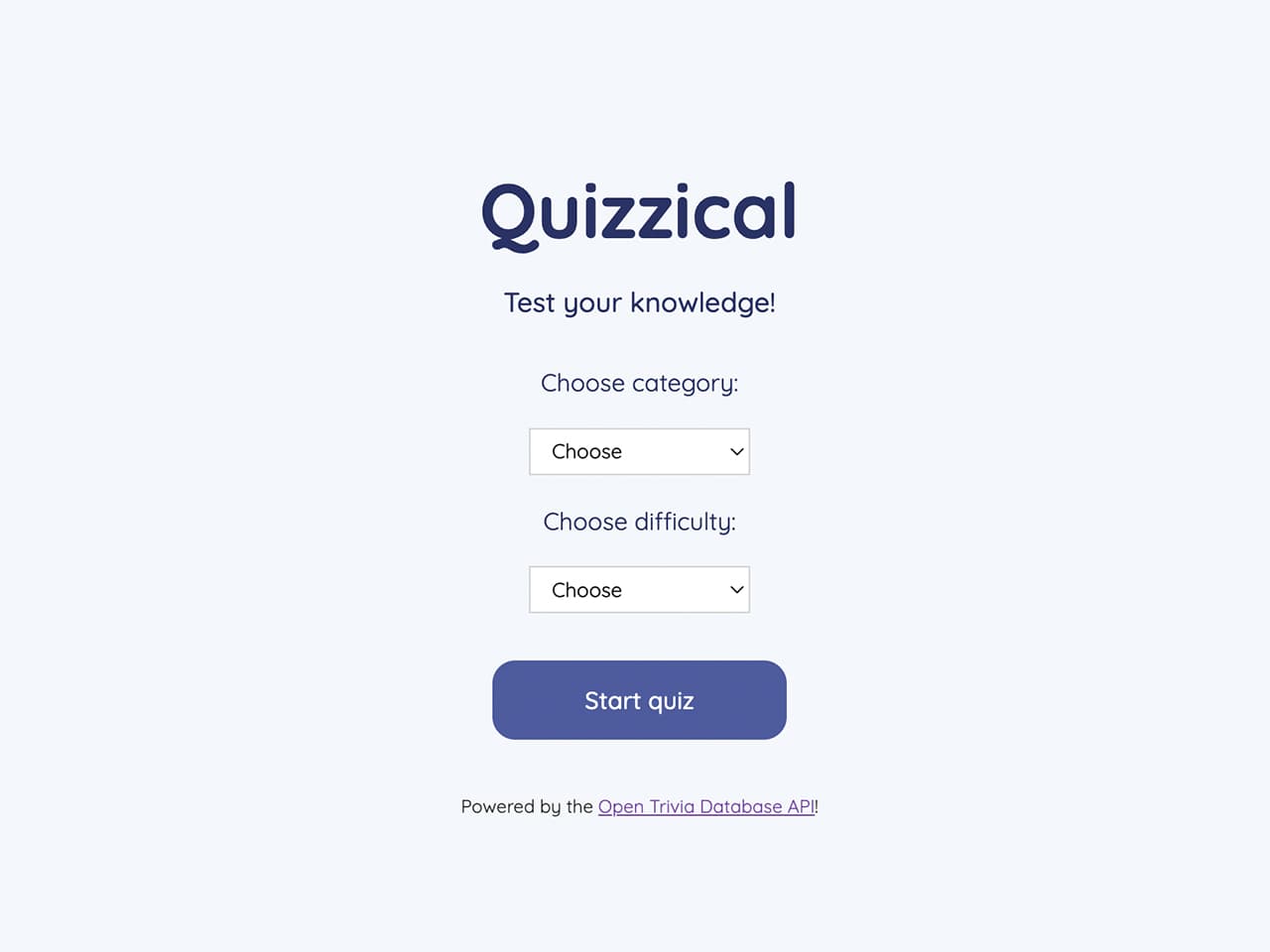 quiz project preview